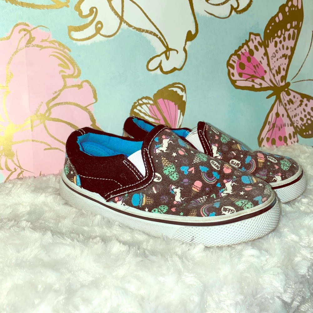 Unicorn slip ons